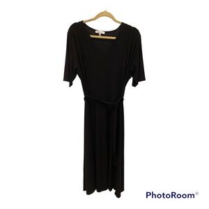 CHAUS New York, nice black dress, midi length, size XL. Excellent condition.